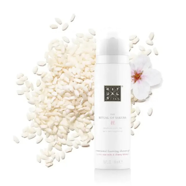 Гель-пінка для душу The Ritual of Sakura Foaming Shower Gel, 50мл, фото 3 Гель-пінка для душу The Ritual of Sakura Foaming Shower Gel, 50мл, фото 3